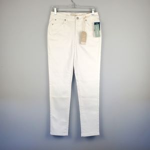 Coldwater Creek White Mid-Rise Ankle Jeans, Size 6, NWT!